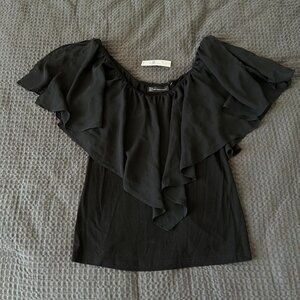New York & Company Women's Black Vest